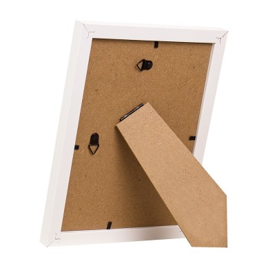Cadre en bois Modèle SO302 en bois avec profil en bois Blanc Modèle S