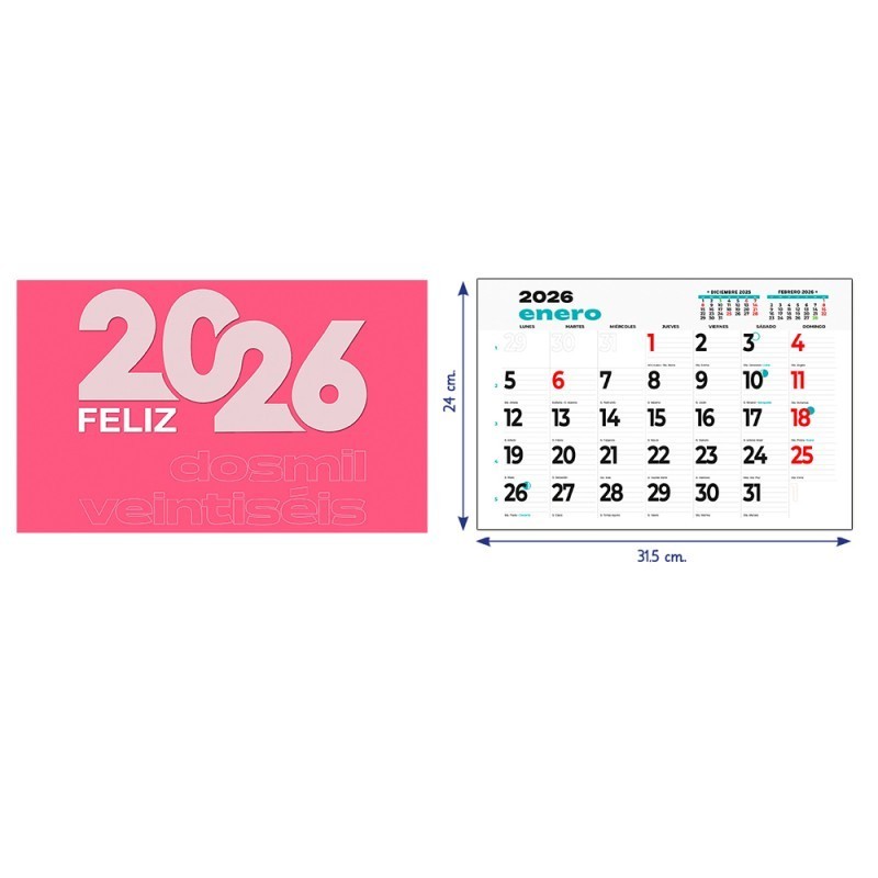 Faldilla Calendario 31,5 Cm 50 Uds. Faldilla Calendario 31,5 Cm 50 Uds.