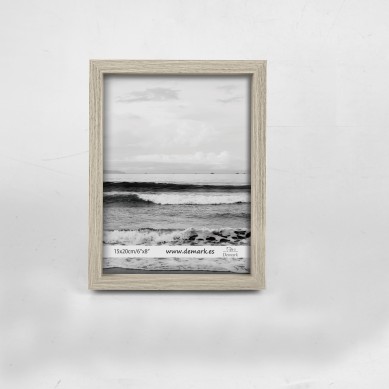 Marco de madera modelo 59 color madera vetas