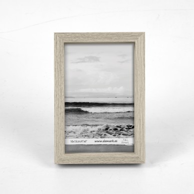 Marco de madera modelo 59 color madera vetas