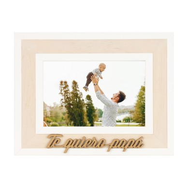Cadre en bois je t'aime papa KP405