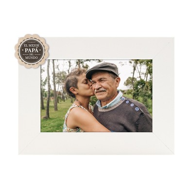 Cadre avec médaille de meilleur papa KP406