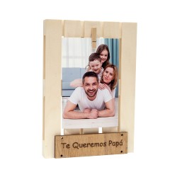 Type de palette Cadre avec texte de We t'aimons papa PP401