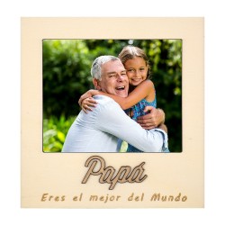 Aimant en bois avec DAD Texte dans Relief KP432