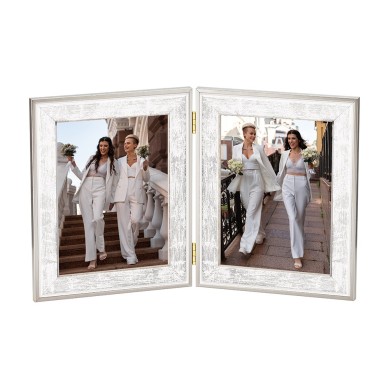 5906/2 double cadre en bois pour deux photographies