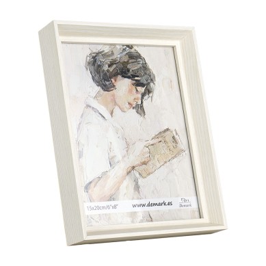 Cadre en bois profond SO303 Blanc