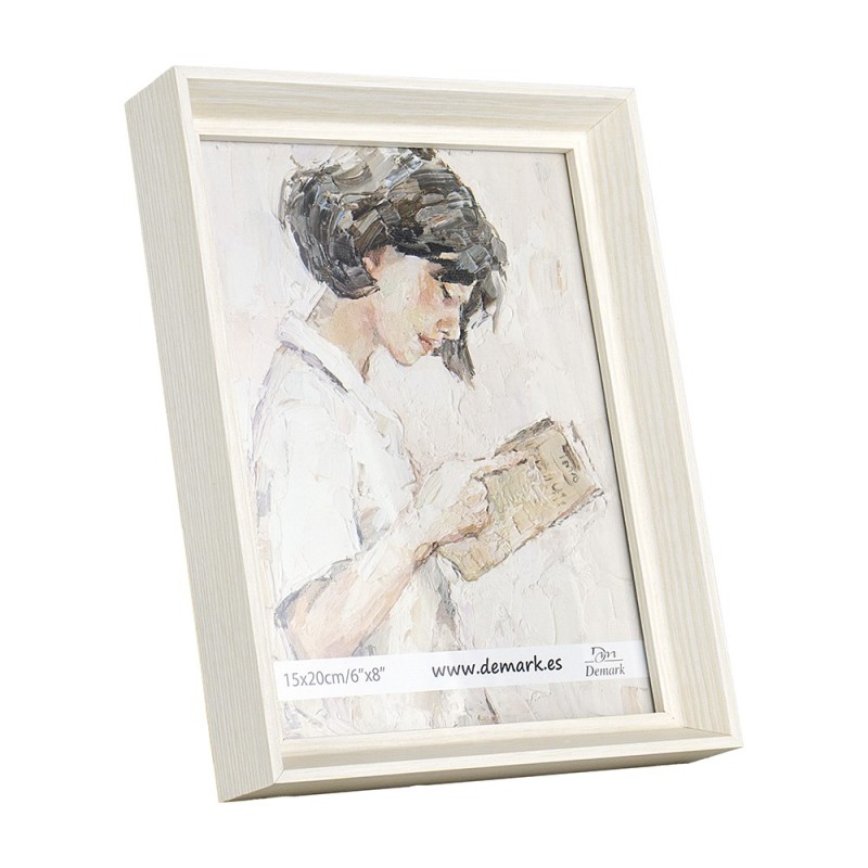 Cadre en bois profond SO303 Blanc