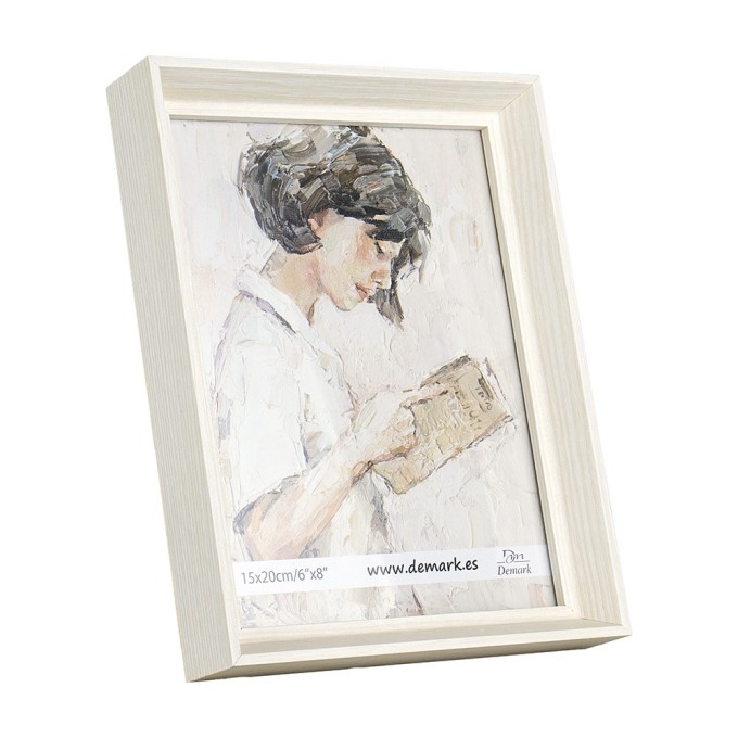 Cadre en bois profond SO303 Blanc